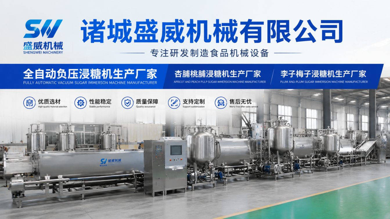 为果脯加工提供负压浸糖方案