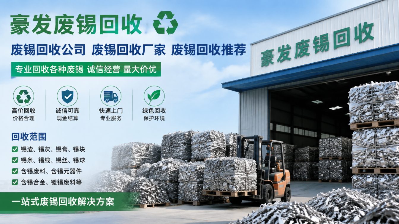 为工厂废锡处置提供高价回收方案
