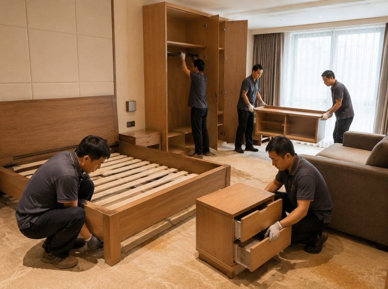 广汉酒店客房家具整装回收